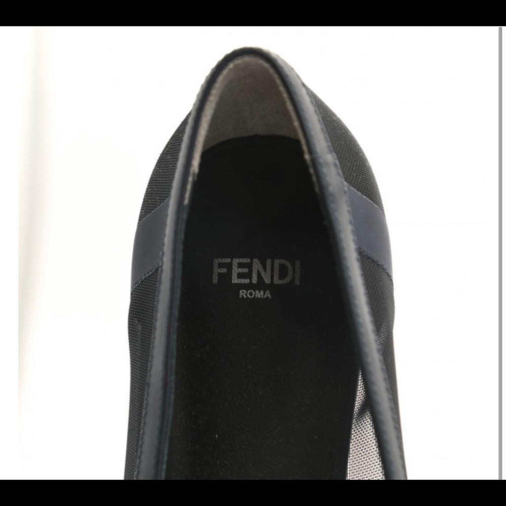 Fendi Authentic Pointed Mesh Flats - image 8